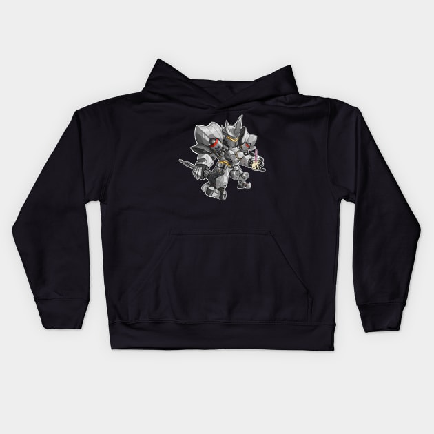 Rein boba Kids Hoodie by tighttee